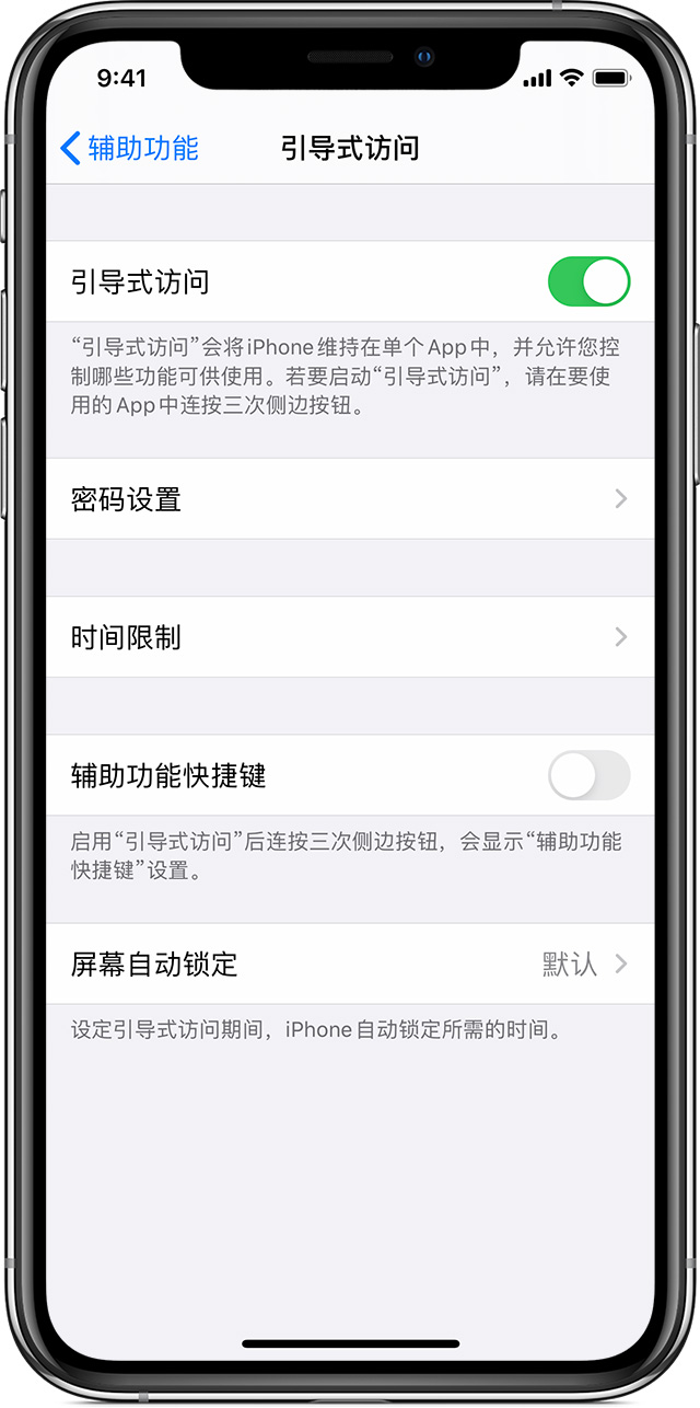 文山苹果手机维修分享如何在 iPhone 上退出引导式访问 