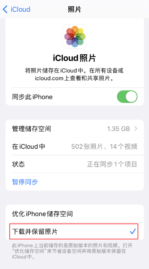 文山苹果手机维修分享iPhone 无法加载高质量照片怎么办 