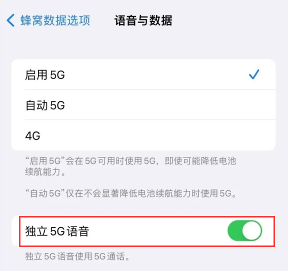 文山苹果14维修分享iPhone 14 Pro如何开启VoNR 